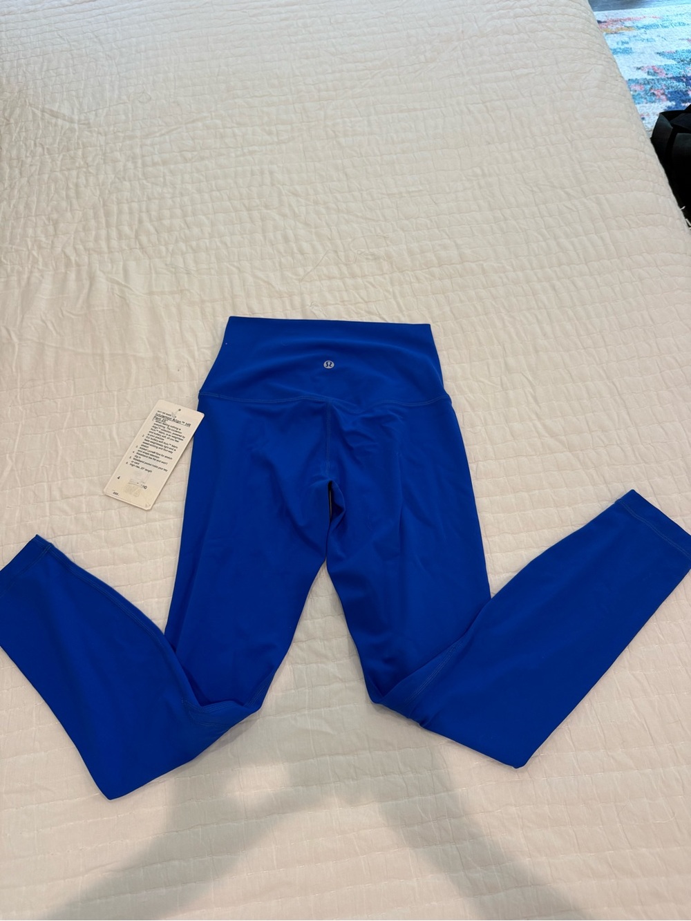 Lululemon NWT blue leggings size 4 - Picture 2 of 6